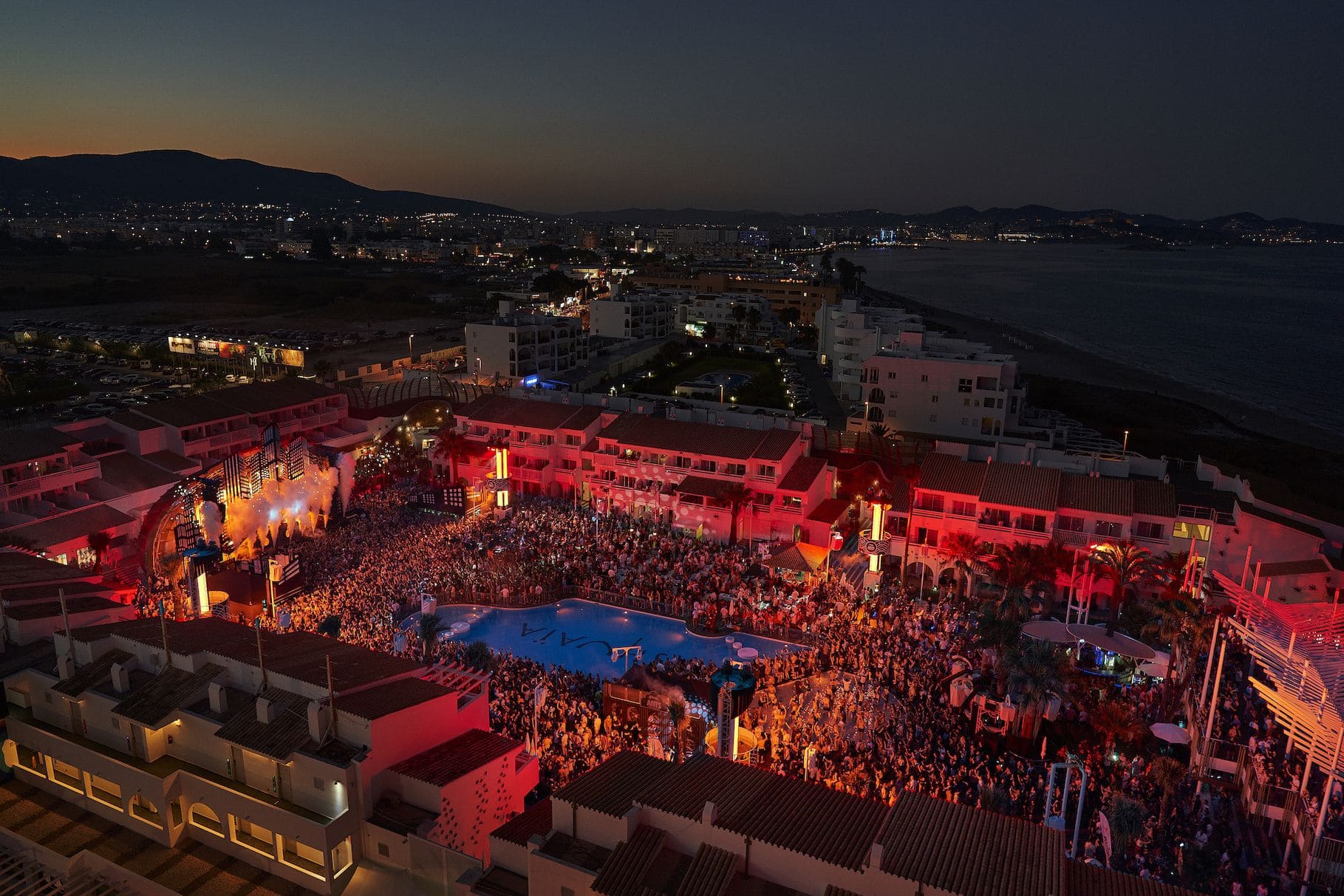 Noche de fiesta Ibiza